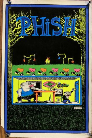 Vintage Phish Poster Pollock