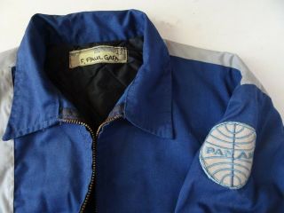 VINTAGE PAN AM JFK Mechanic ' s Winter Coat with Quilted Lining. 3