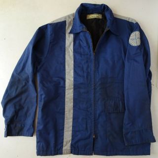 VINTAGE PAN AM JFK Mechanic ' s Winter Coat with Quilted Lining. 4