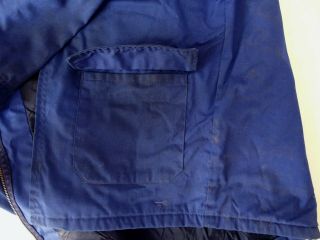 VINTAGE PAN AM JFK Mechanic ' s Winter Coat with Quilted Lining. 6