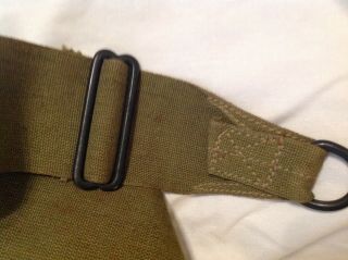 Ww2 U.  S.  Military Musette Bag Strap 1941 Dated,  Near