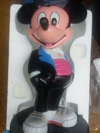 Vintage MICKEY MOUSE Gumball Machine 60 years Limited Edition Superior 24” 3