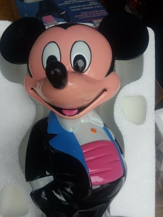 Vintage MICKEY MOUSE Gumball Machine 60 years Limited Edition Superior 24” 4