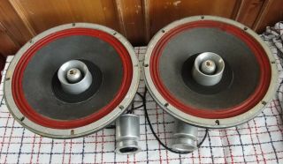 Vintage Stephens Trusonic 120cx 12 " Coaxial Speakers (pair)