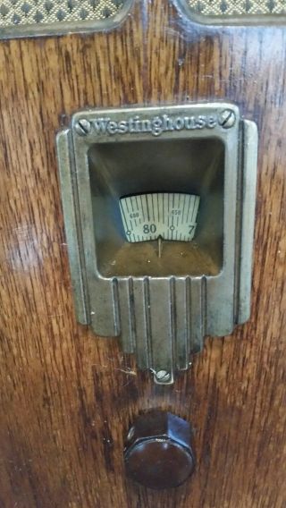 Vintage Westinghouse Columette WR - 10A AM Radio Perfect for Restoration 2