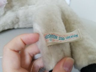 Vintage Rushton Star Creation Stuffed Toy Rubber Face Sheep Lamb Sleepy Easter 5