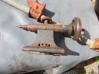 Vintage Metal / Wood Lathe Tail Stock 6 In.  (southbend) ? Machinist Atlas ?