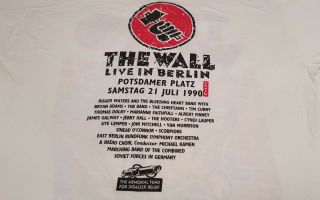 Vintage Roger Waters The Wall Live in Berlin 1990 Shirt 5