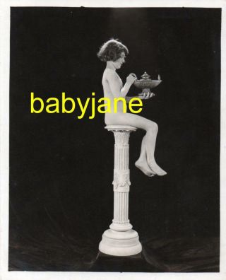 Lillian Roth Vintage 8x10 Photo 1920 As A Child Posing For Fanark Corp Logo