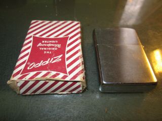 Vintage RARE 1958 CHESTERFIELD CIGARETTES Zippo Lighter w/ BOX 4