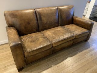 Vintage Ralph Lauren Leather Sofa 2