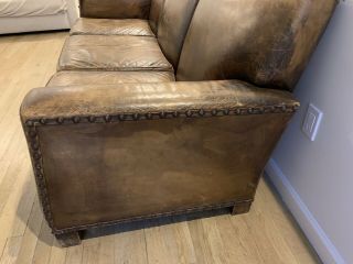 Vintage Ralph Lauren Leather Sofa 5