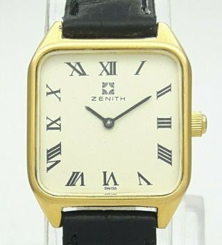 Vintage Zenith Cal.  1740 Swiss 17j Hand Winding Gold Plated Women 