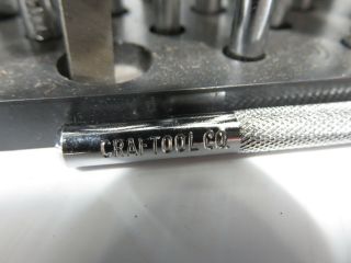 Vintage CRAFTOOL STAMPING TOOLS MADE IN USA Only $0.  01 7