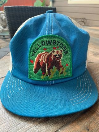 Vintage Huge Patch Yellowstone National Park Made In The Usa K Brand Products