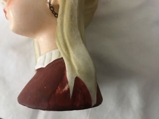 Vintage BRINN’S (TP - 2119) Lady Head Vase 5