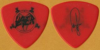 Slayer 1988 South Of Heaven Concert Tour Tom Araya Vintage Band Guitar Pick