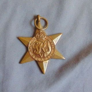Rare Vintage Wwii The Atlantic Star Medal Military
