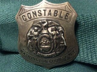 Constable - Washington County - York - Vintage - No Longer In Service