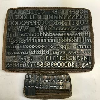 Cheltenham Bold 48 pt - Letterpress Type - Vintage Metal Lead Sorts Font Fonts 2