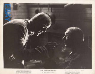 Boris Karloff Bela Lugosi The Body Snatcher Vintage Photo