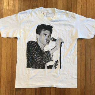 Morrissey Smiths Vintage 80’s Tshirt Rare White Medium Alternative