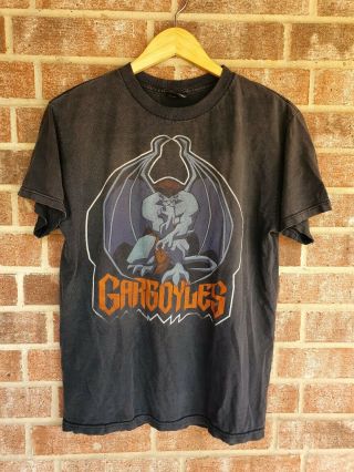 Vintage 90s Gargoyles Disney Cartoon Promo Shirt Giant Tag Medium