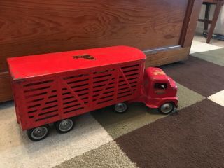 50’s Vintage Tonka Toys Mound Metalcraft Inc.  Pressed Steel Semi Truck