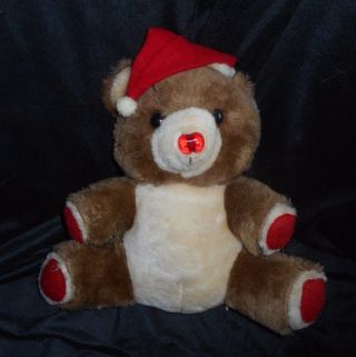 Vintage House Lloyd Christmas Musical Light Up Teddy Bear Stuffed Animal Plush
