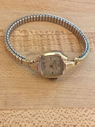 Vintage Ulysse Nardin Chronometer Ladies Wrist Watch 14k Solid Yellow Gold