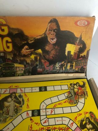 Rare Vintage Ideal 1963 King Kong Game Complete R.  K.  O.  General Inc. 3