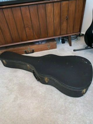 Vintage Gibson Usa 1960s - 1970s Acoustic Classical Hard Guitar Case