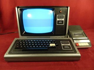 VINTAGE 1978 RADIO SHACK TANDY TRS - 80 MICRO COMPUTER SYSTEM PC W/ MONITOR, 2