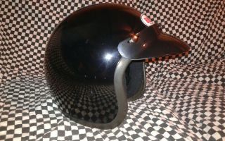 Vintage Bell Magnum 75 Helmet 7 1/2 Black Ready To Wear.