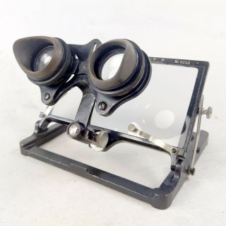 Antique Carl Zeiss Jena Lens 9232 Stereoscope Stereoviewer