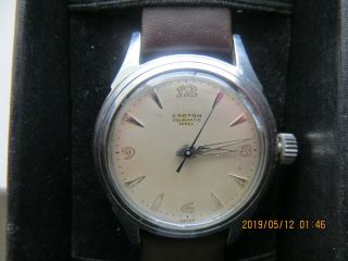 Men ' s CROTON Vintage watch with a functioning Swiss made 25 Jewel Automatic Mov. 2