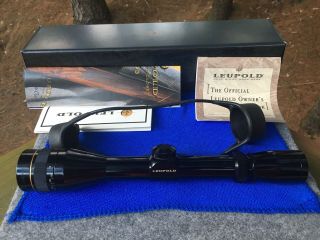 Vintage Leupold Vari - X 3 - 9x33mm E.  F.  R.  Air Rifle Scope Gloss Duplex Minty