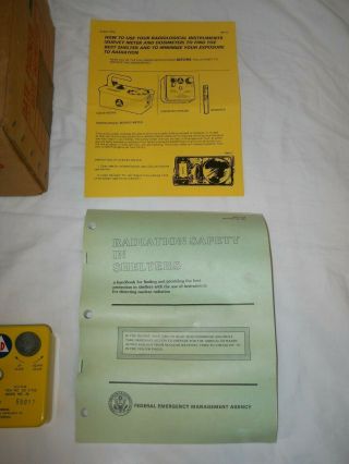 Vintage Civil Defense Radiation Detection Kit CD V - 777 - 2 4