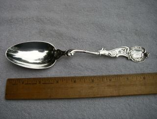 Scarce George Shiebler Sterling Rococo (1888) Tablespoon - 8 5/8 Inch - Mono Es