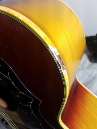 Vintage Dorado 5967 Acoustic 6 String Guitar RARE 8