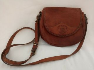Ghurka No.  79 Bristol Marley Hodgson Vintage Leather Crossbody Bag Purse
