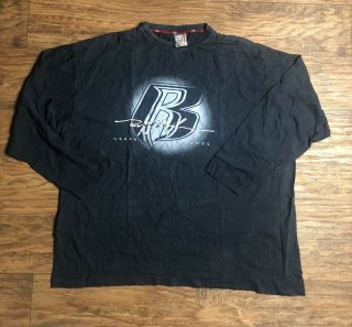 Vintage Bootleg Rap T - Shirt Ruff Ryders 90s 00s Street Wear Dmx Xxl Vtg Nyc