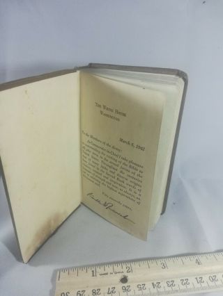 US Army Military Bible Pocket Testament Roman Catholic Version 1941 3