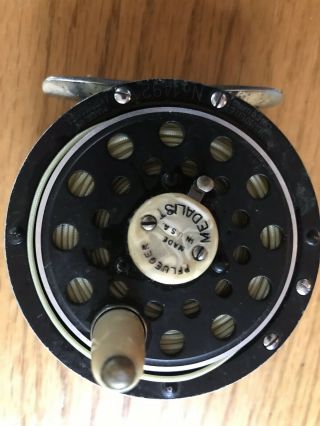 Pflueger Made In The Usa Medalist Reel Number 1492 Vintage