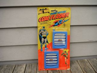 Vintage Batman Heroes Code Flashers 1973 Nip Gordy International Nr