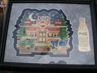 Rare Coca Cola Vintage 1950 Diner Brand Pins Pin Set Limited Edition 638 Of 1000