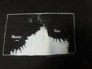 Mazzy Star Vintage Rare Print T Shirt Size Large Hope Sandoval Vtg 90s