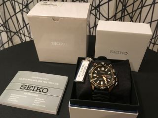 Seiko Skz330 " Stargate " Automatic Watch - Rose Gold - Diver - Submariner - Rare