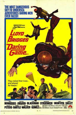 Scuba Diving/ Parachuting 1968 Sky Diving Movie Poster Lloyd Bridges