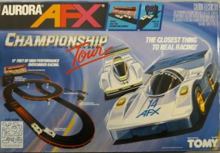 Aurora Afx Championship Tour Vintage 1989 Racing Set / In